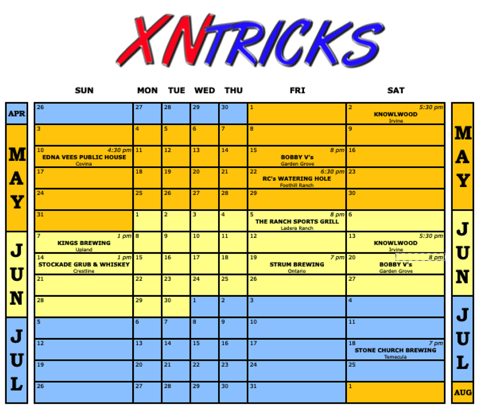 XNTricks Calendar 2026-05
